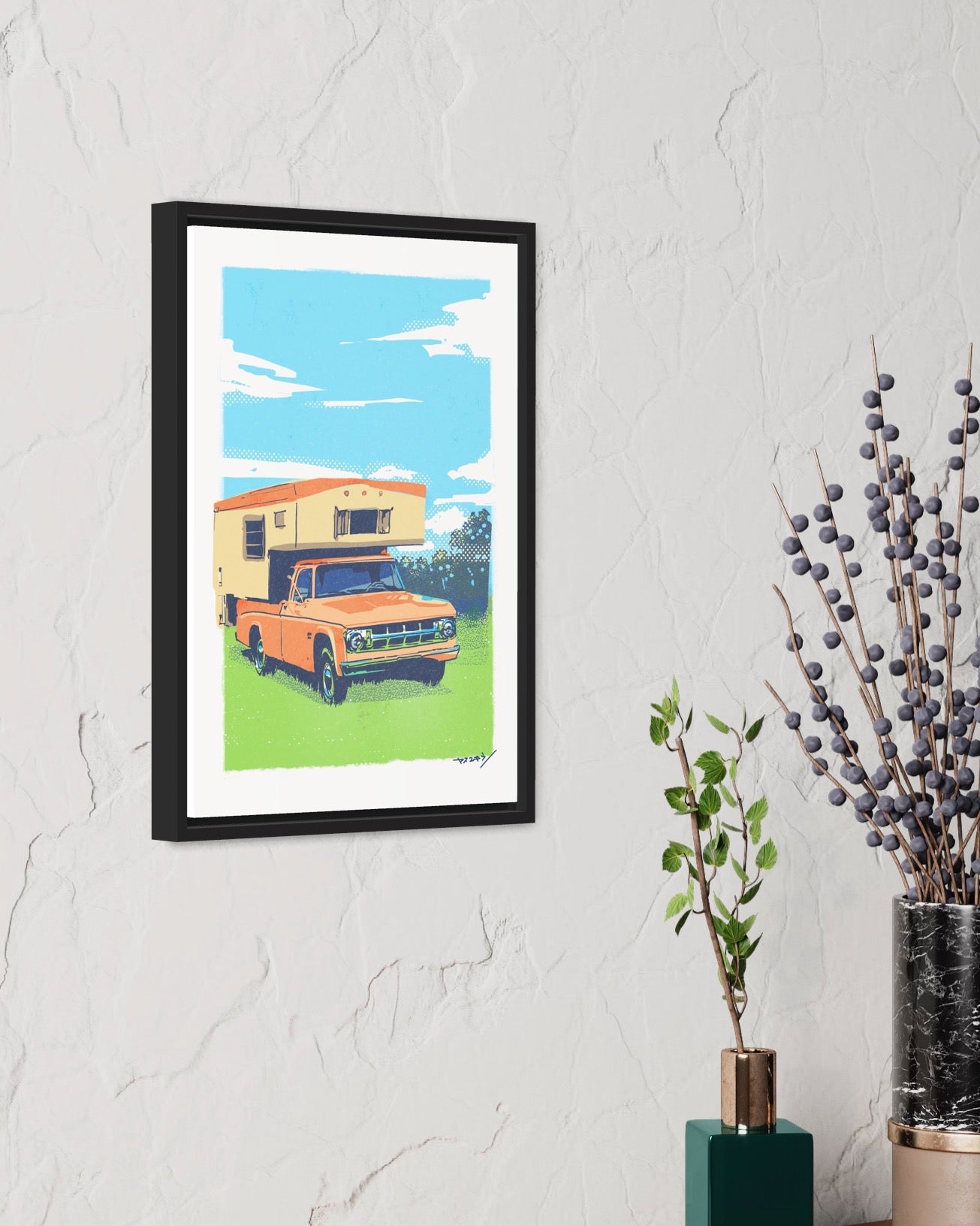アメリカンキャンピングカー / A3ポスター / 限定 10枚