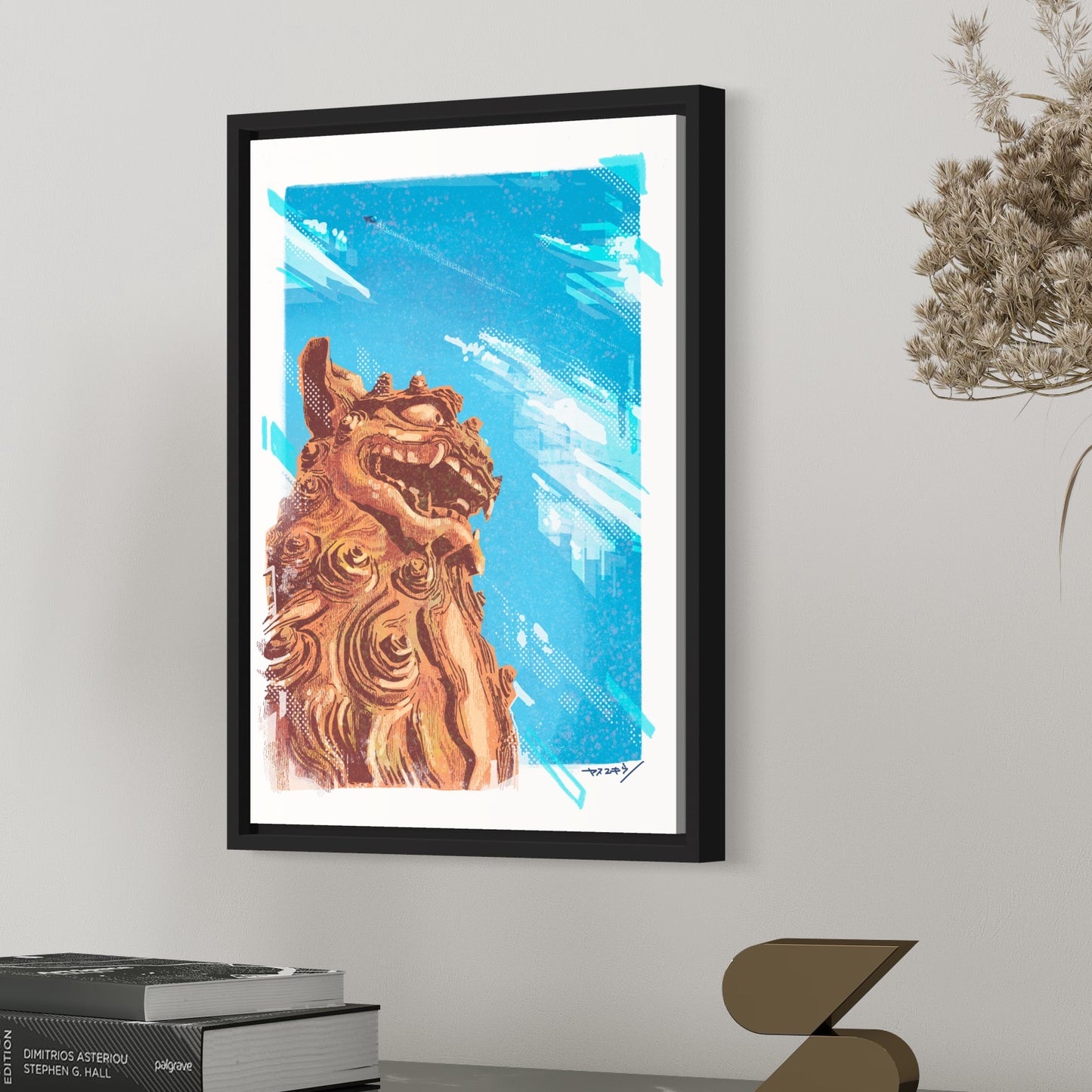 青空とシーサー/ A3ポスター / 限定 10枚