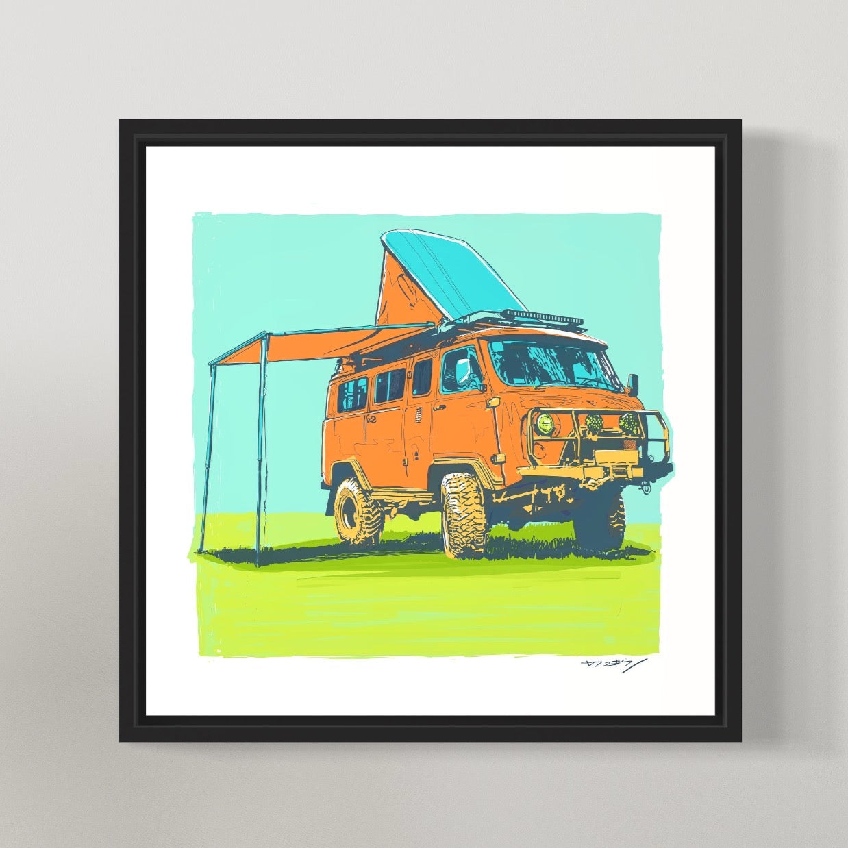 UAZ / 35cm x35cmポスター / 限定 30枚/A3ポスター