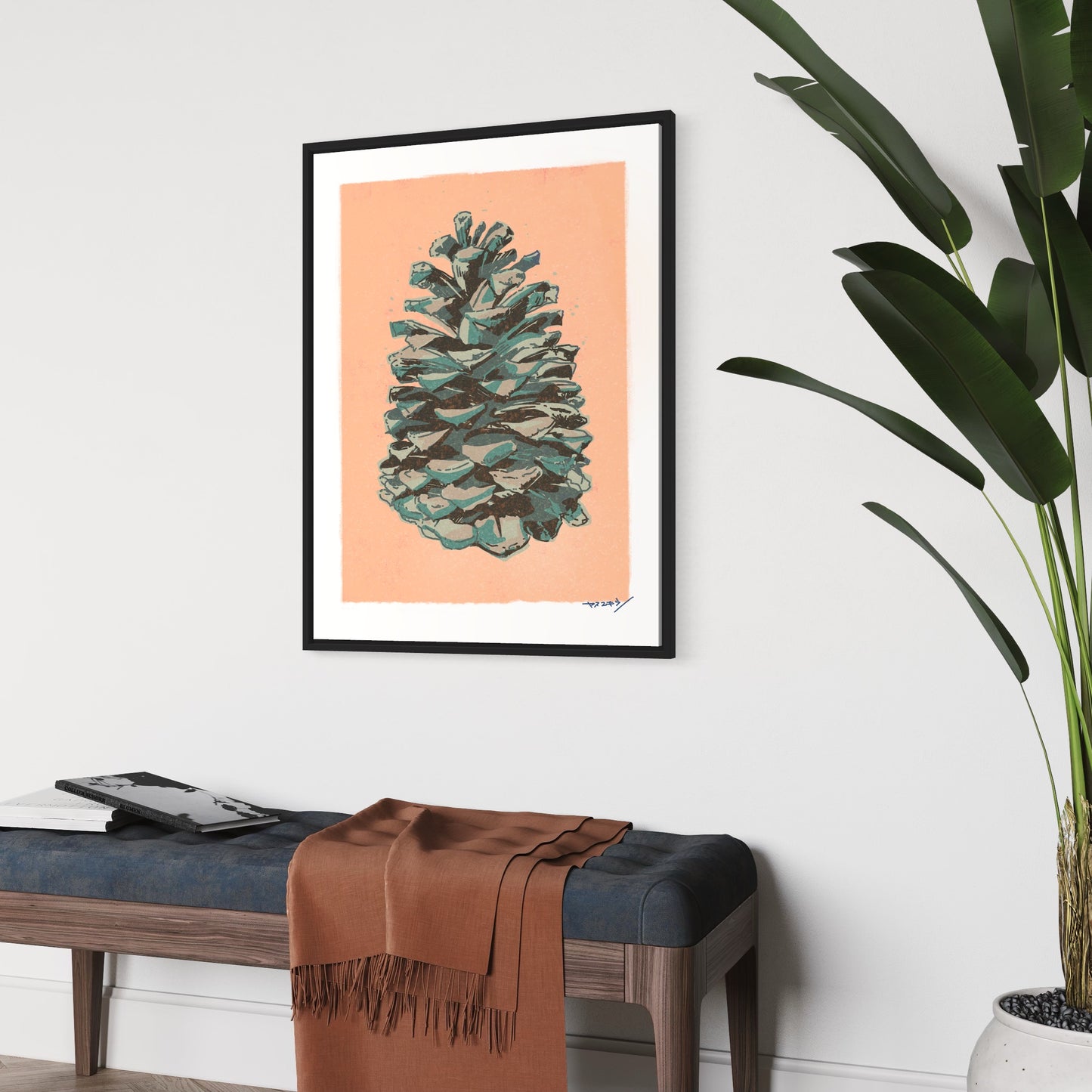 松ぼっくり/カモフラ/ 50cmx70cmポスター / 限定 10枚