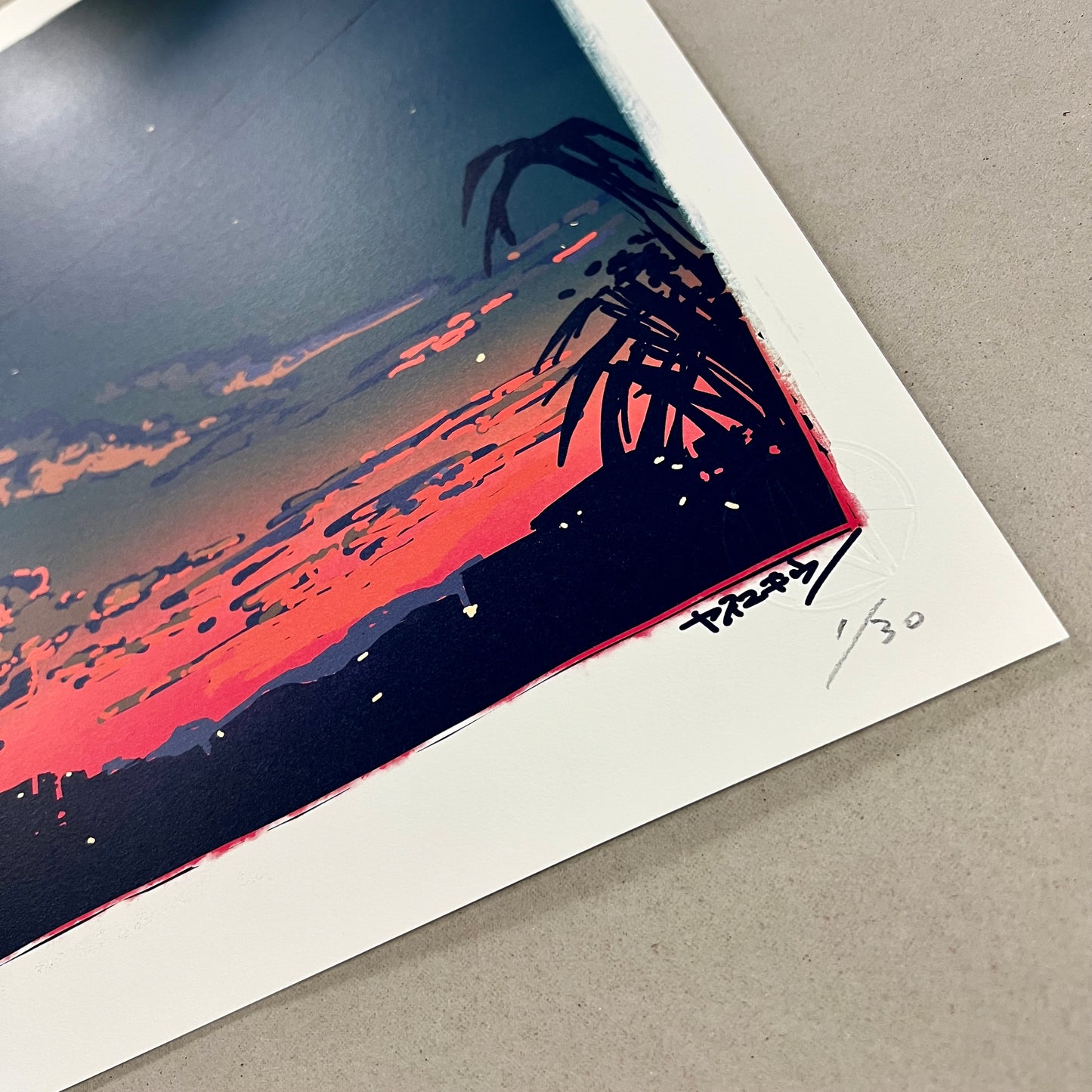 ピンクに染まる / A3ポスター / 限定 30枚