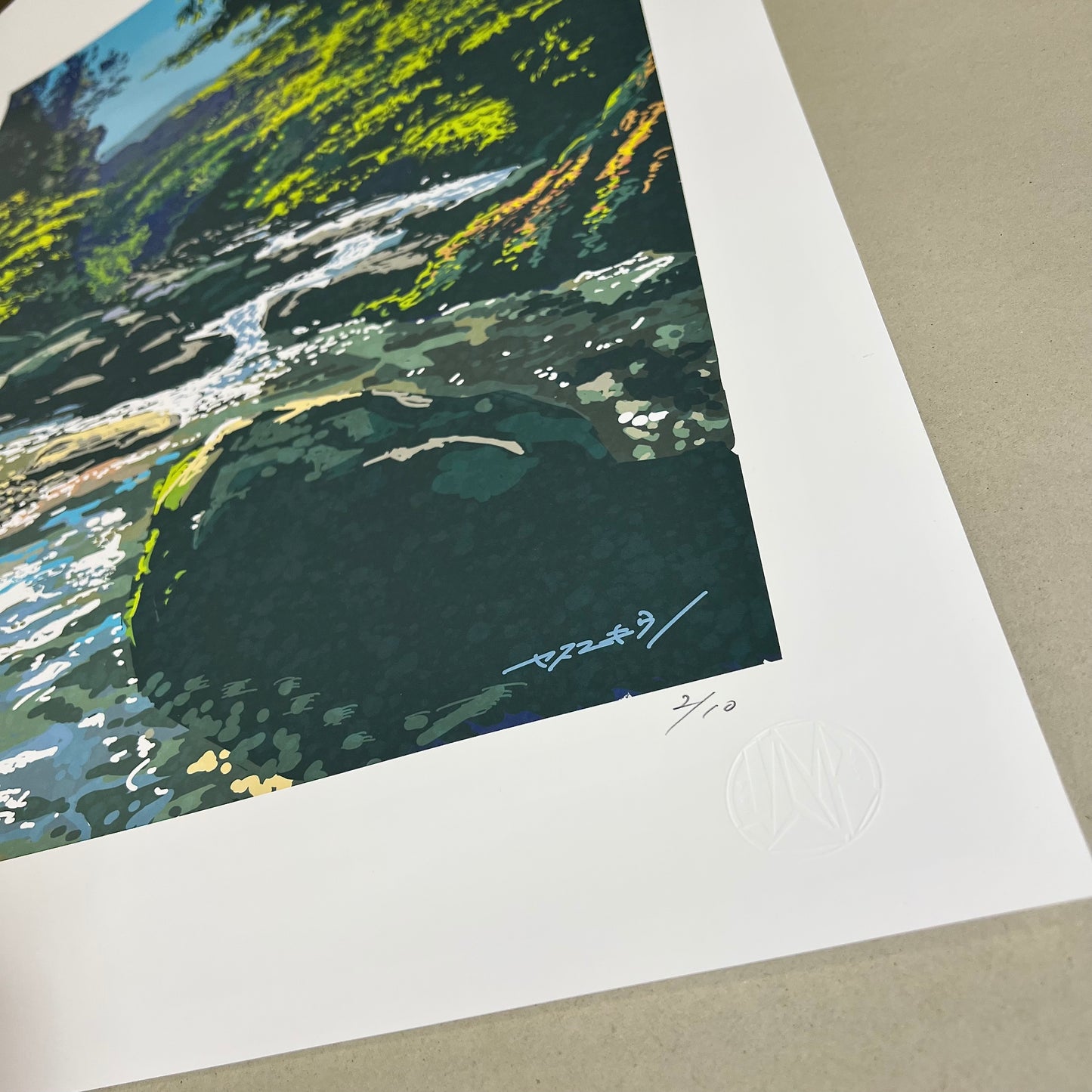 奈良・吉野の清流 / A1ポスター / 限定 10枚