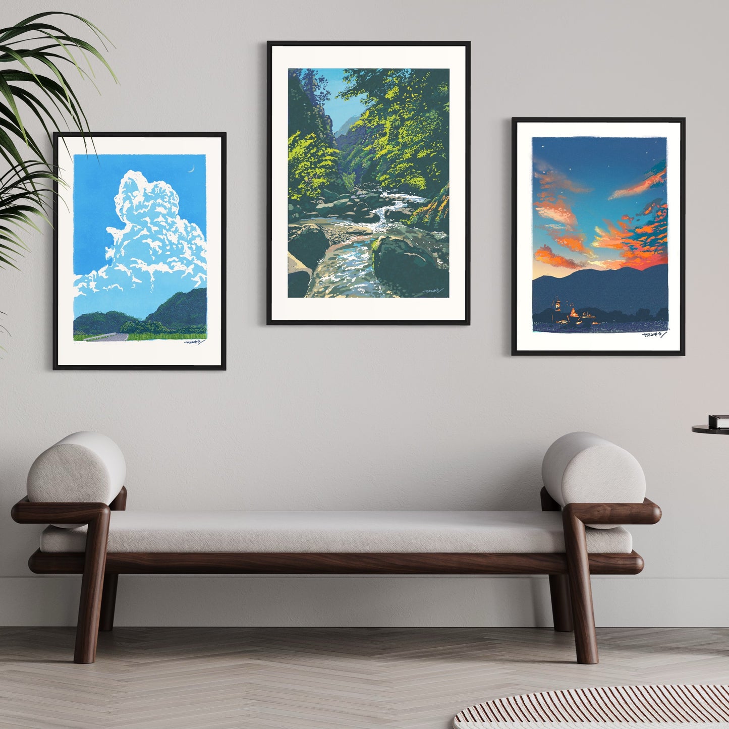 奈良・吉野の清流 / A1ポスター / 限定 10枚