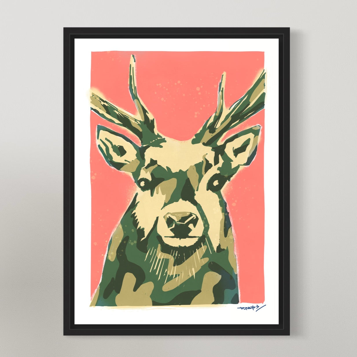 シカ カモフラVER/ A3ポスター / 限定 30枚